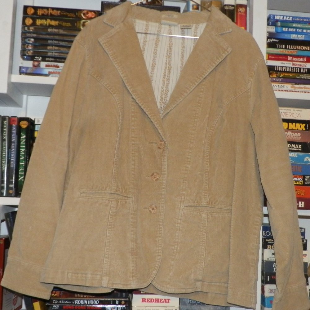 Blazer, Gold Corduroy